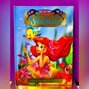 DISNEY’S THE LITTLE MERMAID VTG 2002 A READ ALOUD BOOK HARDCOVER 65 Pages